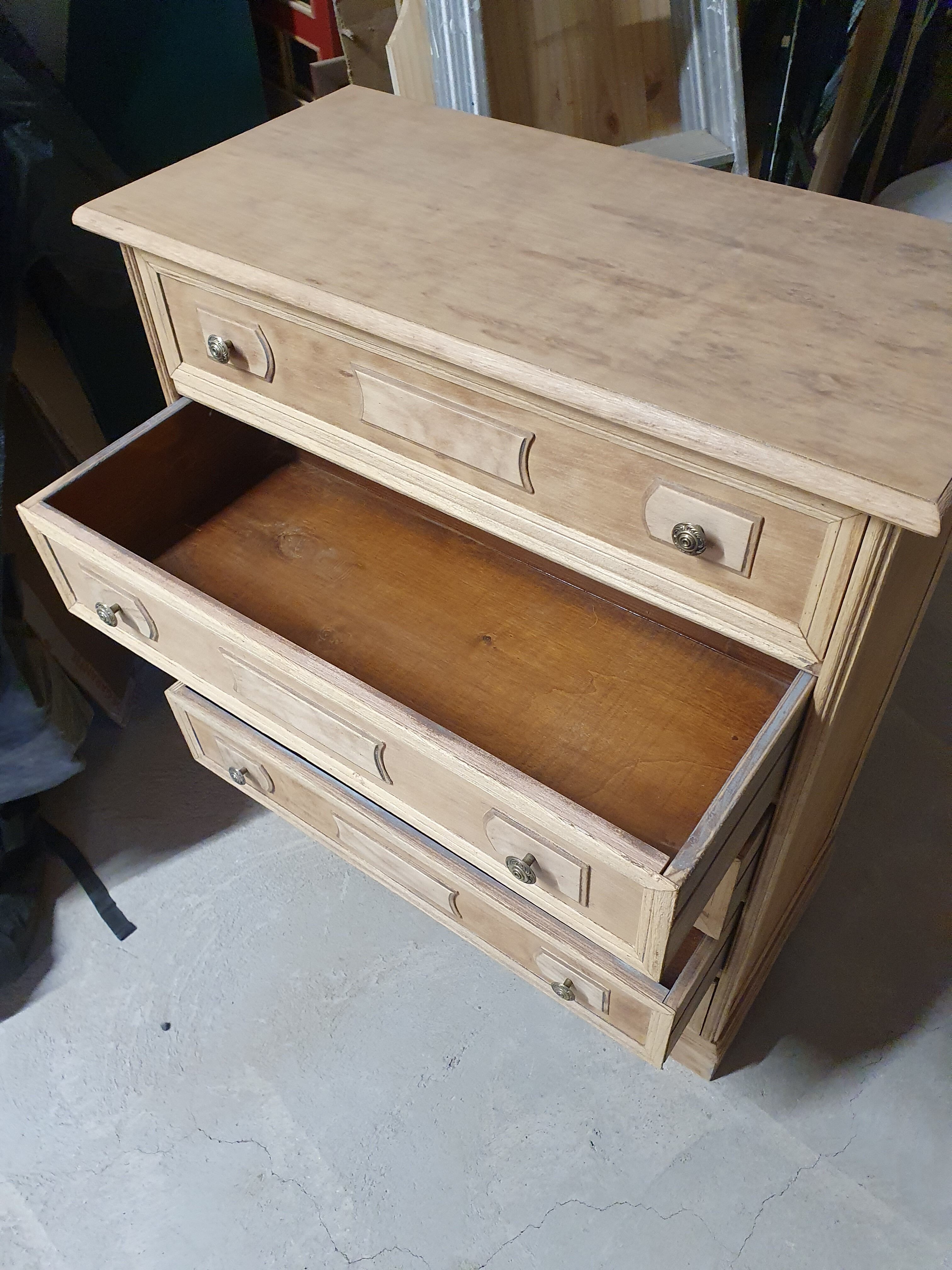 Old chest of drawers solid wood