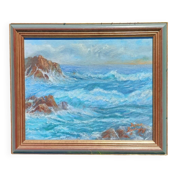 Peinture/Toile Mer agitée