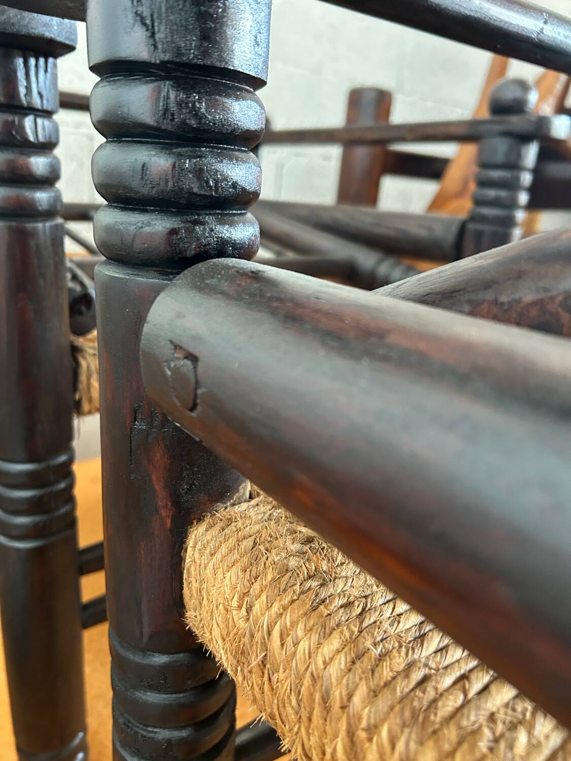 Pair of Charles Dudouyt Art Deco style armchairs 1940