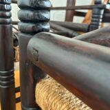 Pair of Charles Dudouyt Art Deco style armchairs 1940