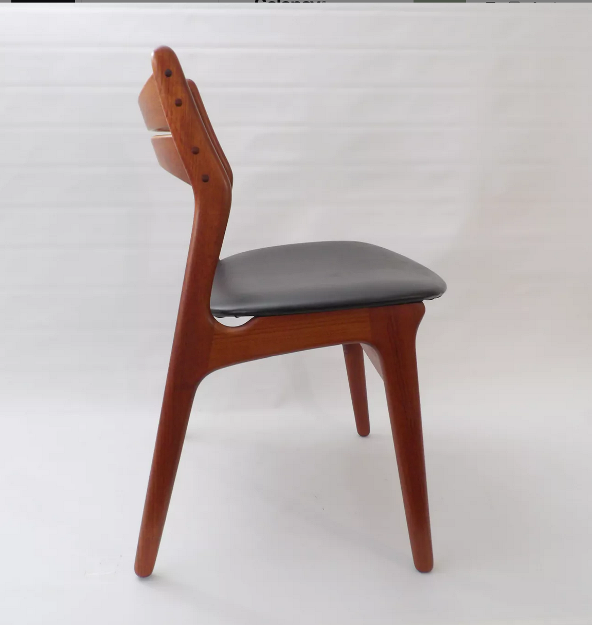 Paire de chaises danoises modele 310 d'Erik Buck, 1960