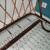 Vintage rattan bamboo bed
