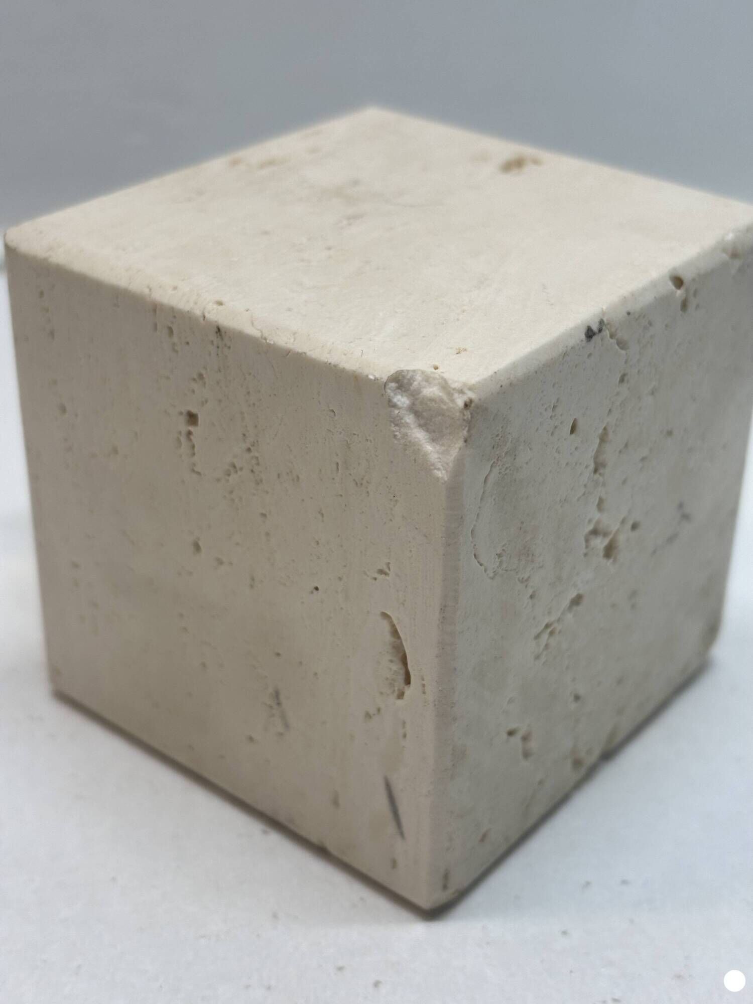 Travertine table lighter