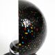 Pair of large 1980s Italian table lamps made of colorful multi-layer Murano
