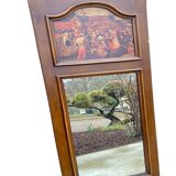 Wooden trumeau mirror, France