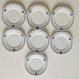 Ensemble de 7 assiettes à dessert Muller Selb