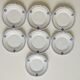Set of 7 Muller Selb dessert plates