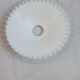 Abat jour opaline dentellee 1940/50