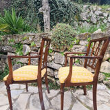 English mahogany living room furniture circa 1900