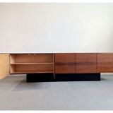 Mid century modern sideboard credenza brazilian rosewood veneer