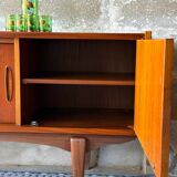Vintage Scandinavian teak sideboard, 1960.