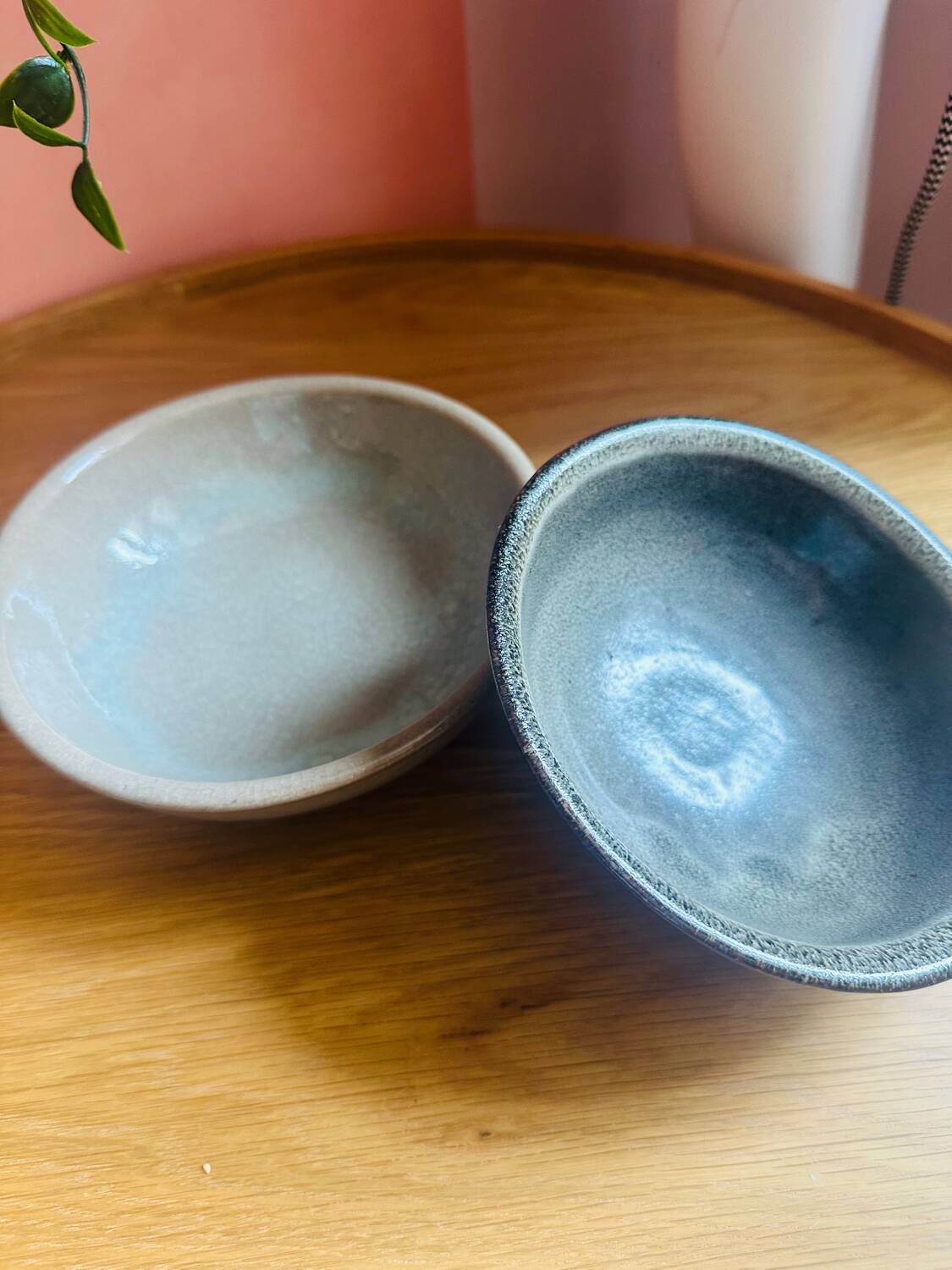 Signed ceramic flight duo