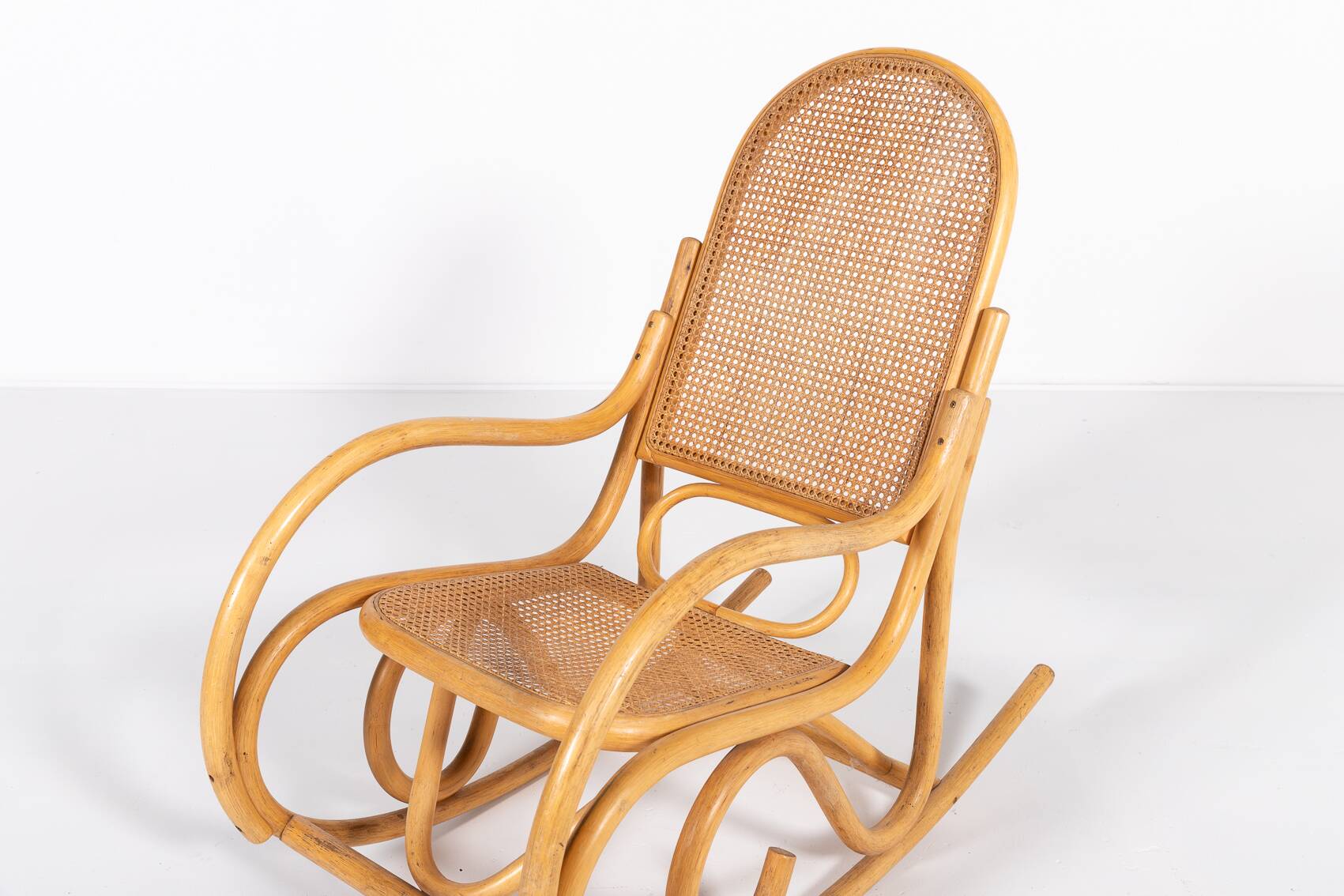 Vintage Thonet style rocking chair