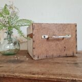 Old wooden box case