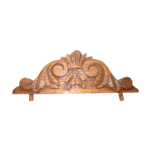 old pediment in oak