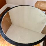 Round mirror beveled 1950