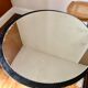 Round mirror beveled 1950