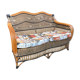 2-seater rattan sofa