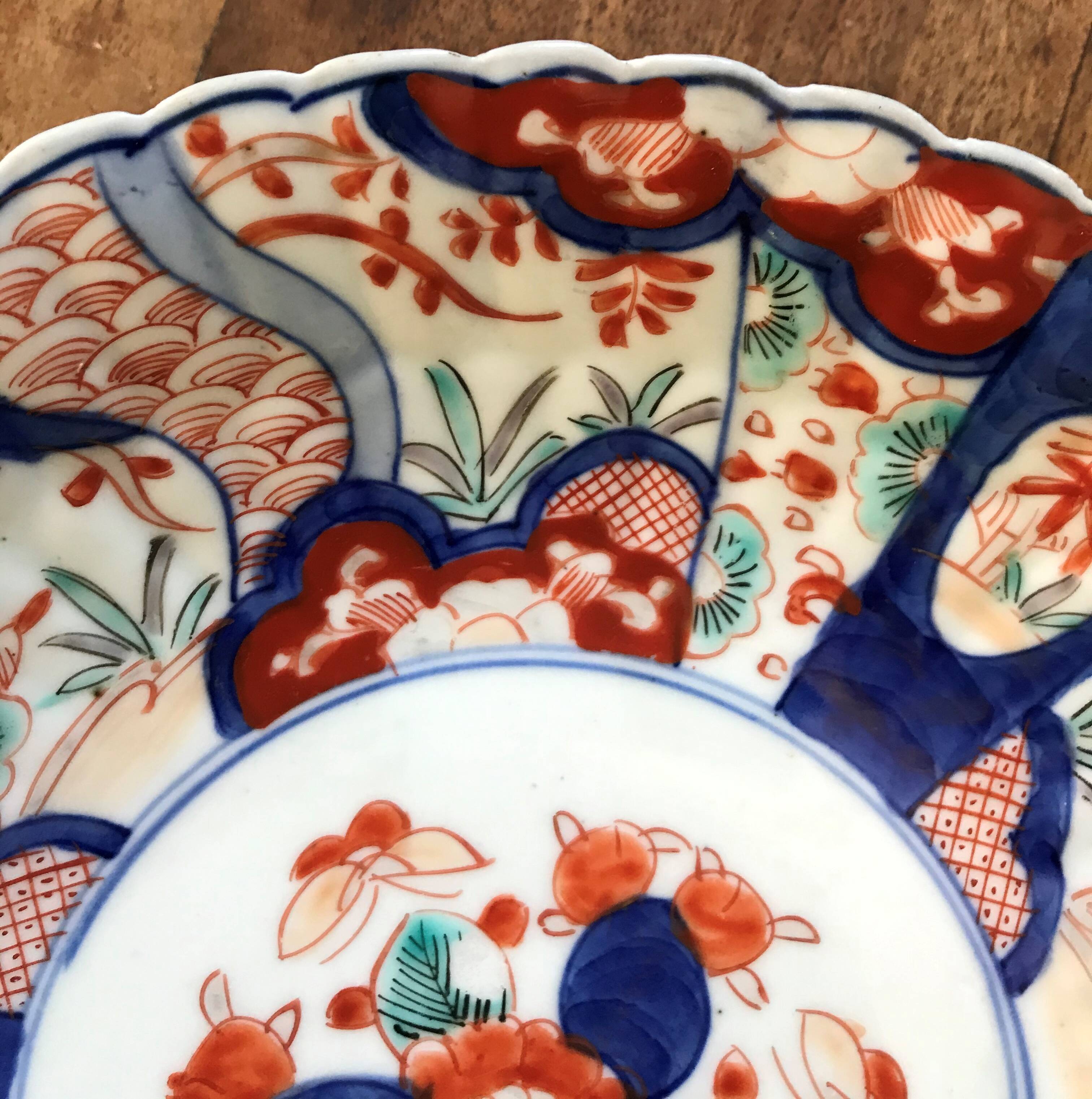 Japanese porcelain dish, Imari