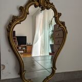 Louis XV style wooden mirror