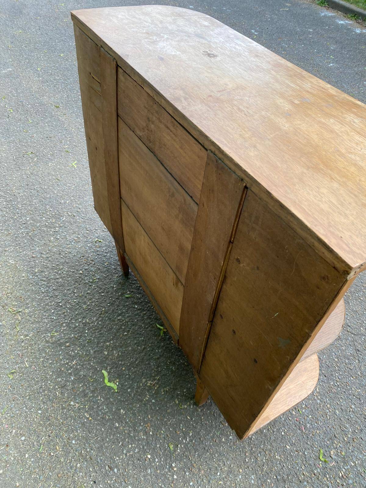 Meuble bar art déco 1950 en bois