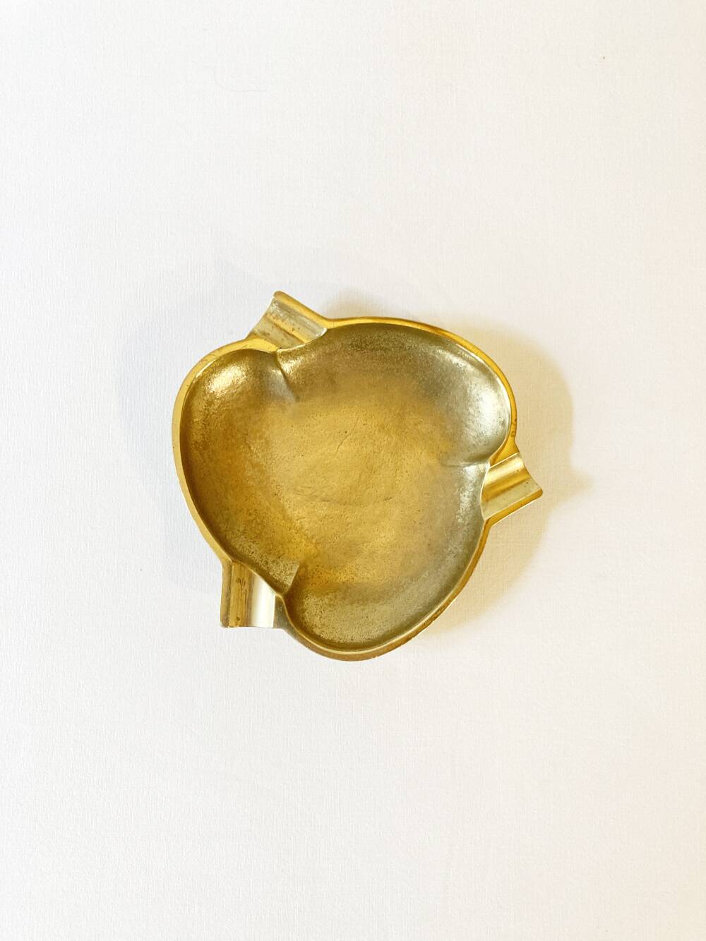 Art Deco brass ashtray