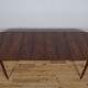 Table à manger danoise extensible en palissandre du milieu du siècle, années 1960