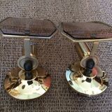 4 vintage wall lamps