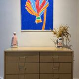 Vintage Formica Double Chest of Drawers
