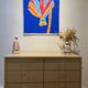 Double commode en formica vintage