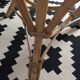 Round rattan coffee table