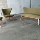 Sculptural sofa and 2 armchairs fifties sofa set