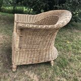 Rattan armchair
