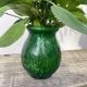 Vallauris 1950 Jordan Foucard vase in green ceramic