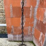 Brutalist chain floor lamp