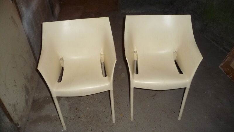 Pair of armchairs by Philippe Starck for Kartell