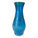 Large blue Italian glass vase