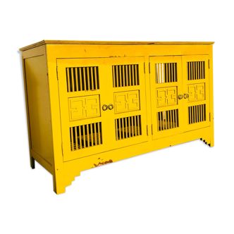 Vintage Yellow Buffet