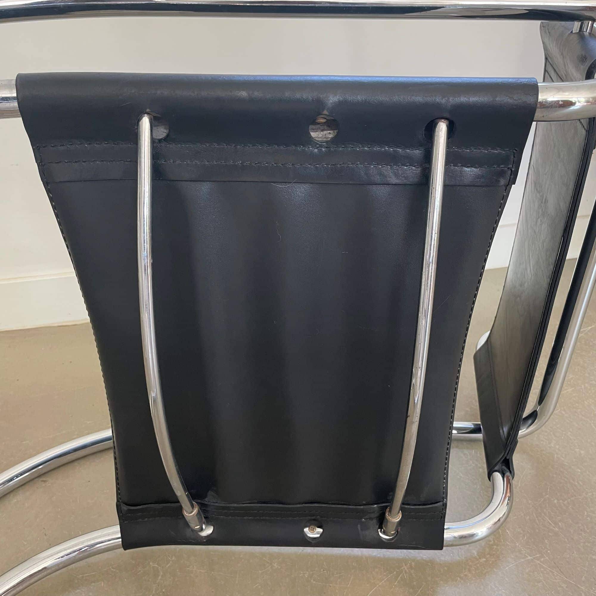 MR20 cantilever chairs, Mies van der Rohe, Fasem, 1970s