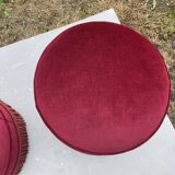 Pair of poufs