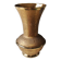 Ball vase stamped Verrerie de Monaco/Monte Carlo. In gold granite glass