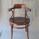 Wooden-curved office chair by Ungvar1900