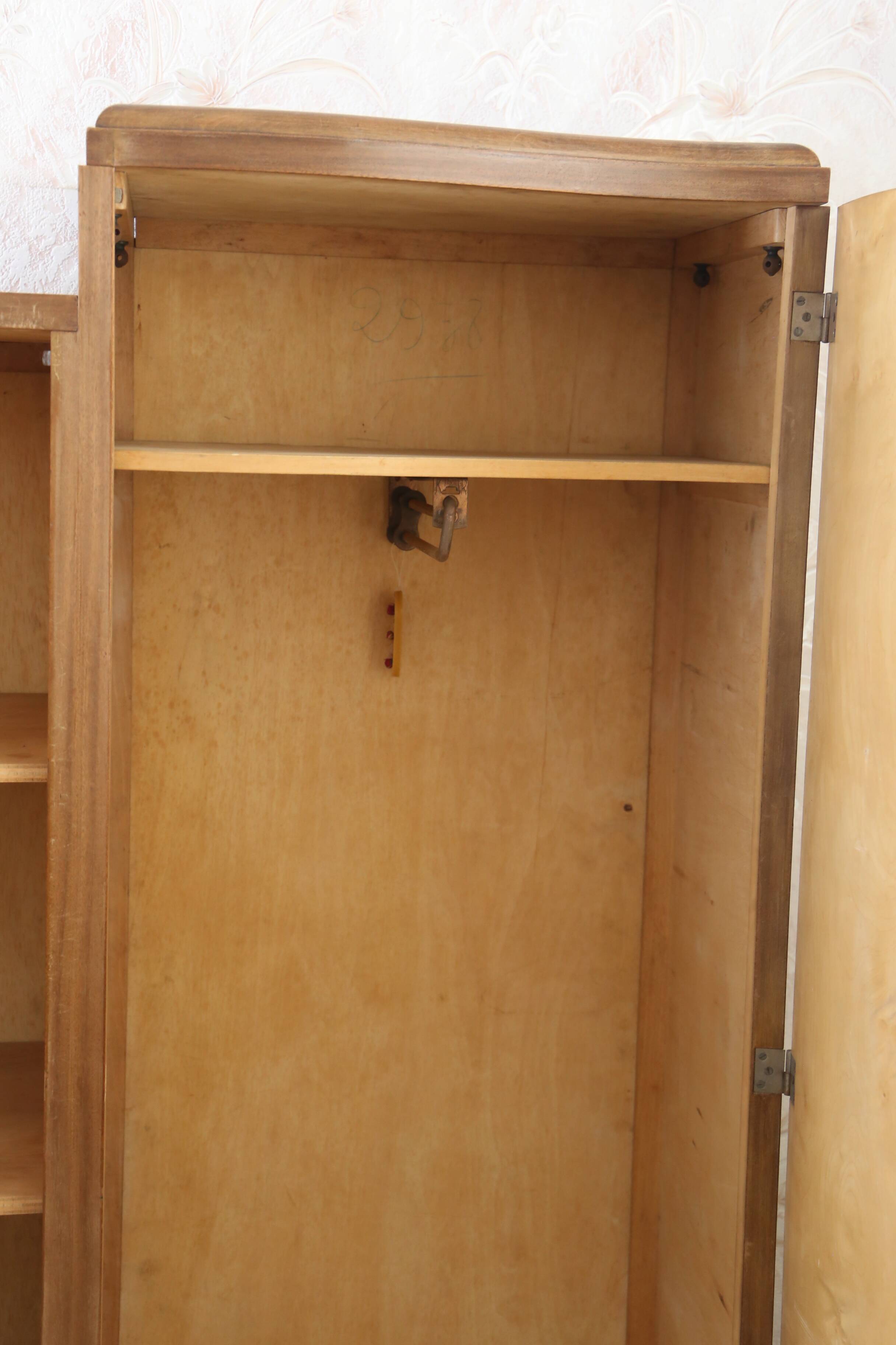 asymmetrical art deco wardrobe
