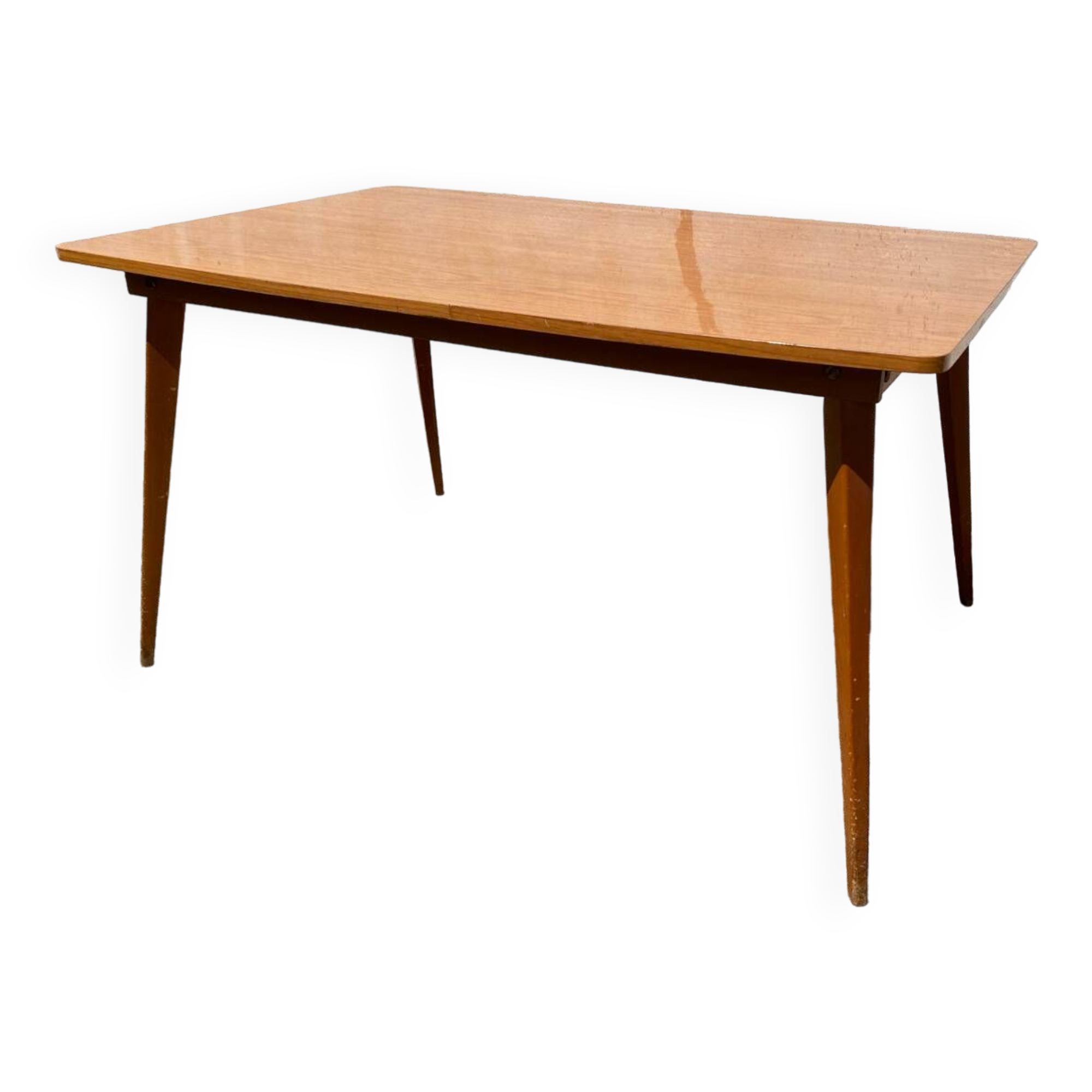 Vintage table with compass legs