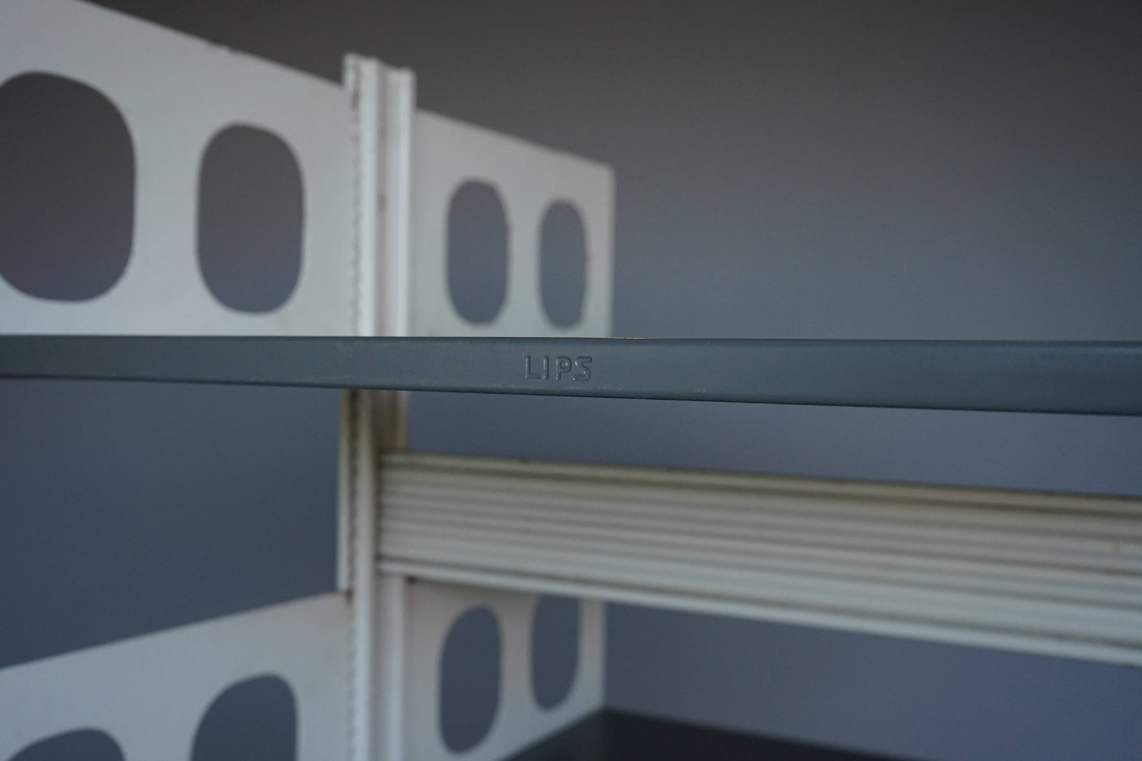 'Triennal' Industrial Shelving Unit from Lips Vago. 1950s