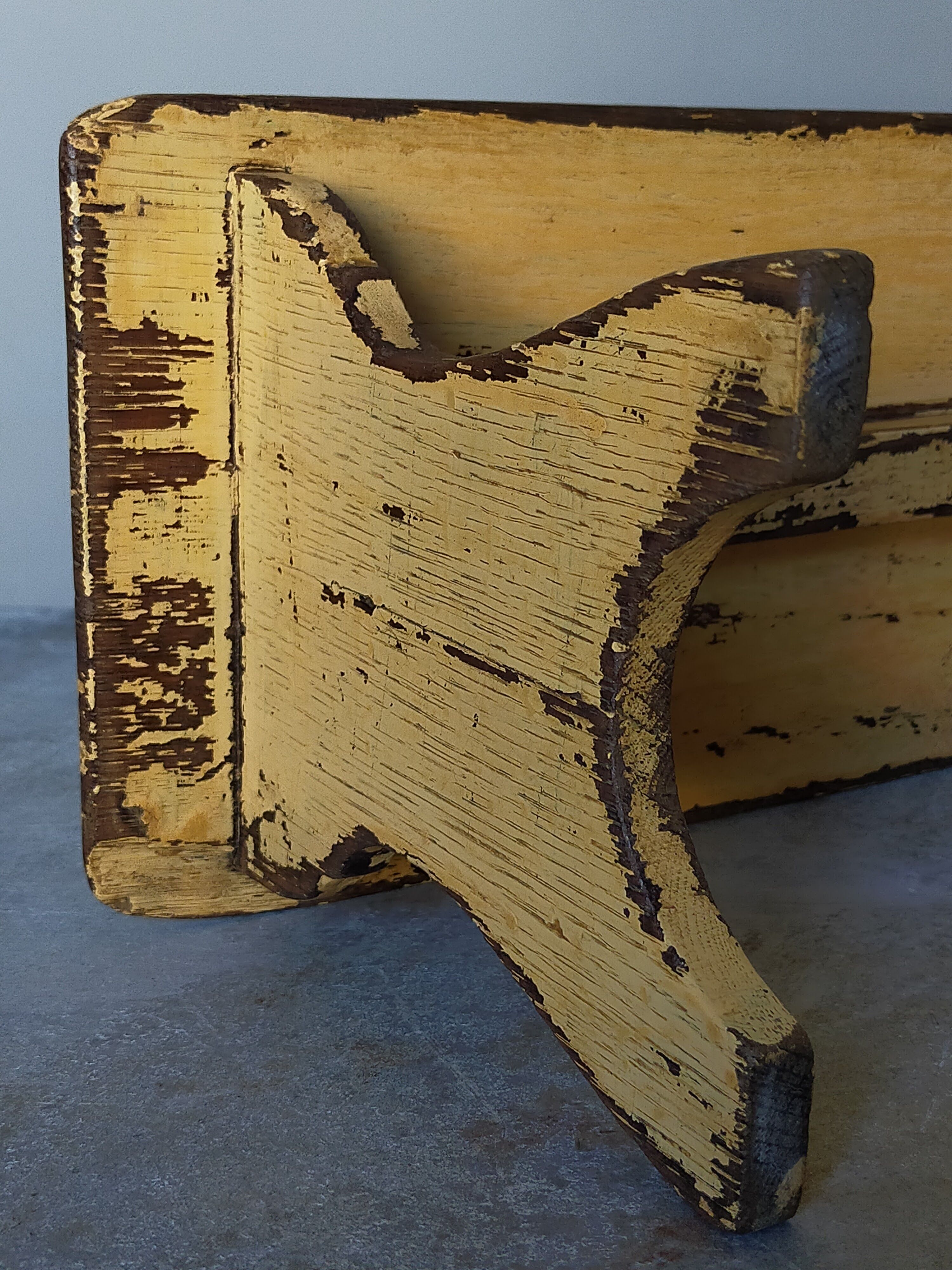 19th-century foot restings with old patina