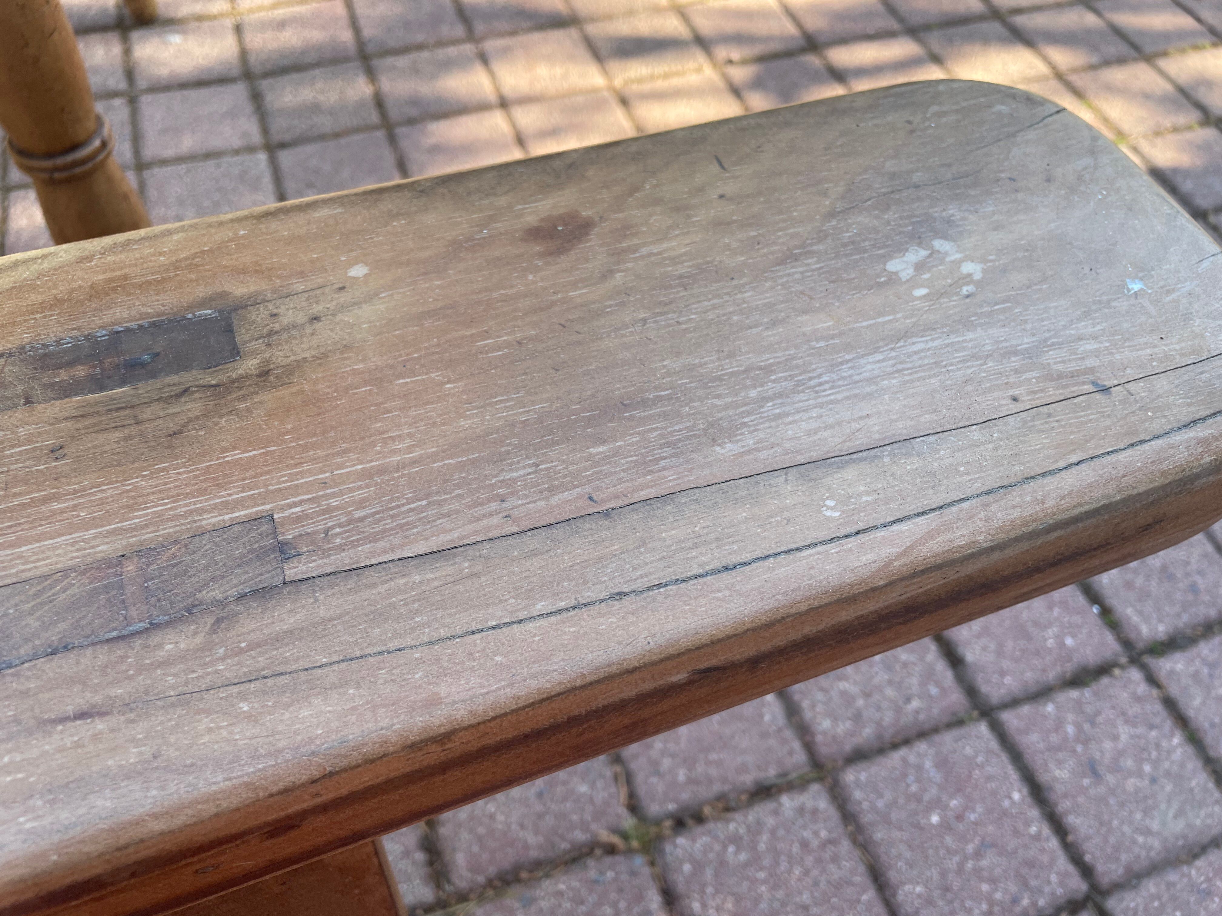 Farm table with benches