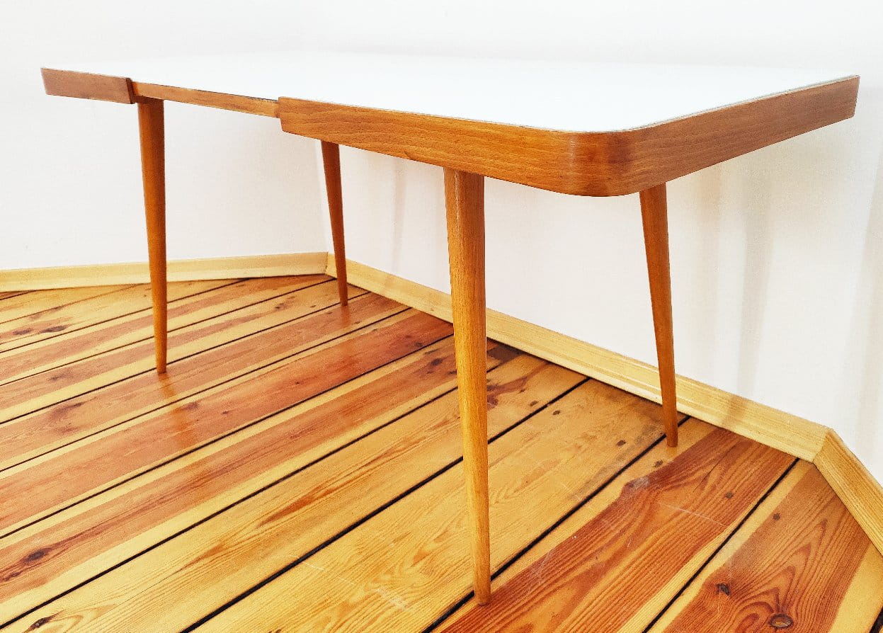 Table basse du milieu du siècle par J.Jiroutek, Tchécoslovaquie, années 1960