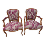 Pair of Louis XV armchairs