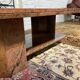 Table basse vintage en granit des années 80